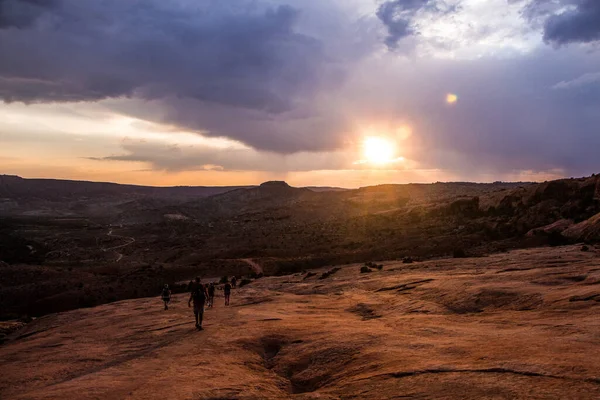 Vista Del Parque Nacional Arches — Foto de Stock