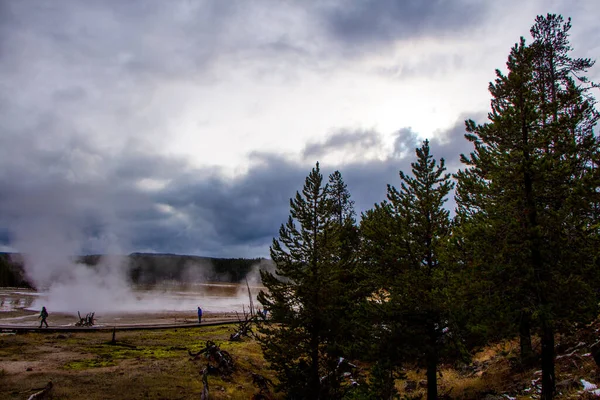 Yellowstone Nationalpark Höst — Stockfoto