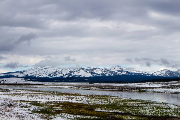 Yellowstone Nationalpark Herbst — Stockfoto