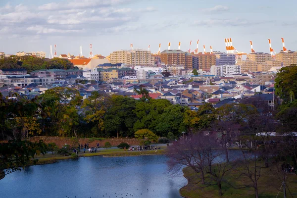 Outono Yokohama Sankeien Garden — Fotografia de Stock