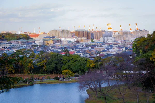 Herbst Yokohama Sankeien Garden — Stockfoto