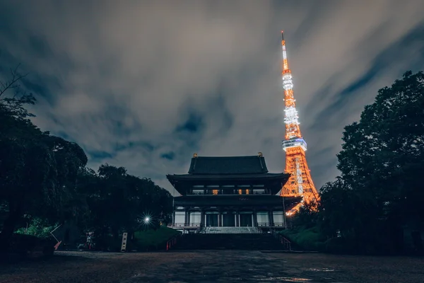 Die Nachtsicht Von Tokio — Stockfoto