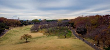 Yokohama 'daki Skyline Hava Görüntüsü
