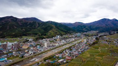 Nagano 'daki Skyline Hava Görüntüsü