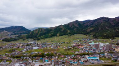 Nagano 'daki Skyline Hava Görüntüsü