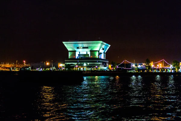 Ночной Вид Иокогаму — стоковое фото