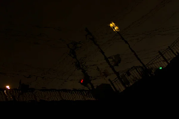 Het Avond Uitzicht Van Yokohama — Stockfoto