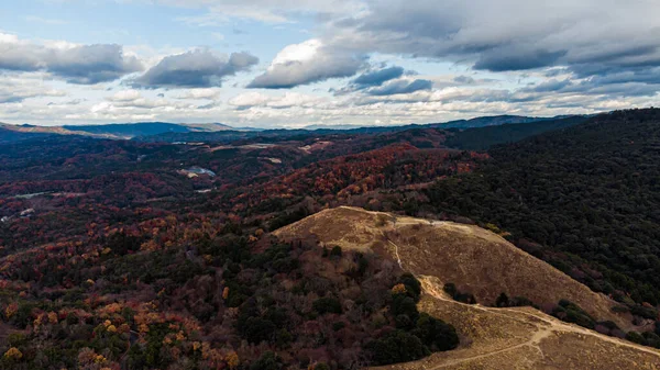 Luchtfoto Mount Wakakusa Nara — Stockfoto