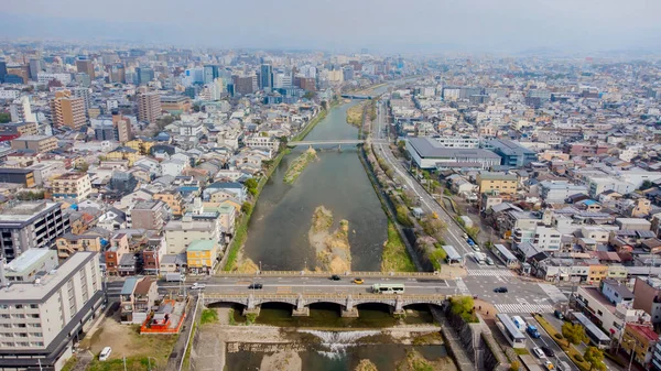 京都の空中写真 — ストック写真