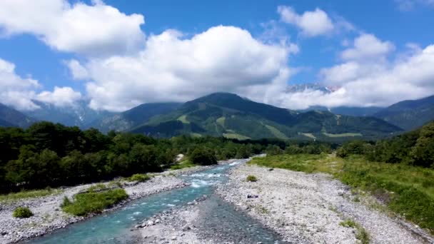 Vista Aérea Hakuba — Vídeo de Stock