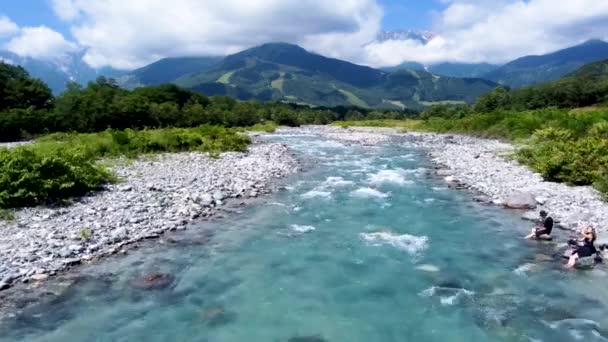 Vista Aérea Hakuba — Vídeo de Stock