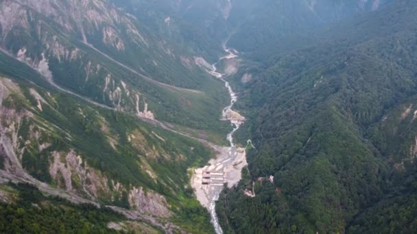 Vista Aérea Hakuba — Vídeo de Stock