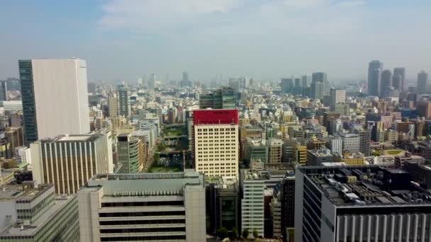 Letecký Pohled Tokio — Stock video