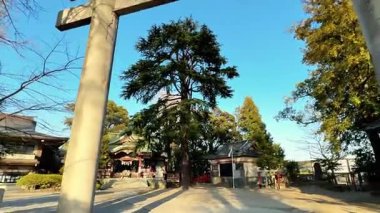 Şehrin eski kasabası. Arka plandaki en ünlü simge.