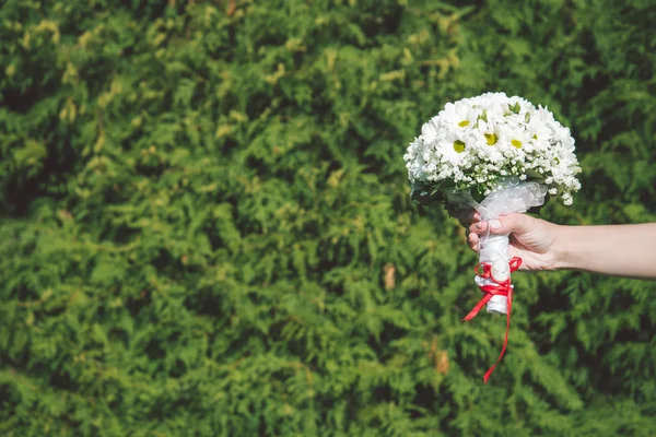 신부 지주 꽃다발 — 스톡 사진