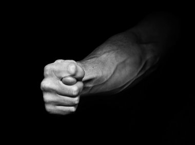 Siyah arka plan üzerine izole incir işareti