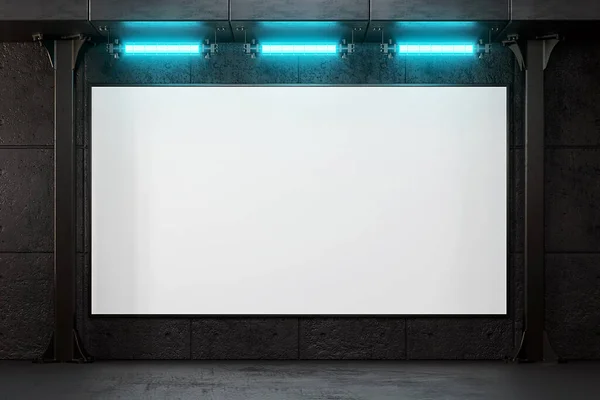 Neon modeliyle reklam panosu