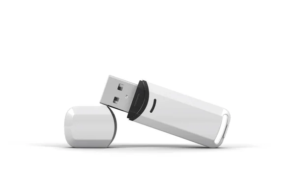 Markalı plastik flash disk modeli
