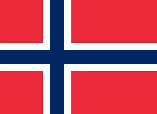 Standard-Proportionen für Bouvet Island Flagge — Stockvektor