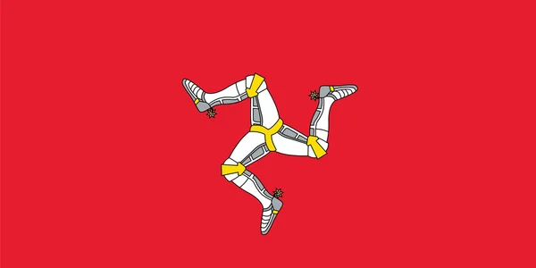 Isle of Man bayrak için standart oranlar