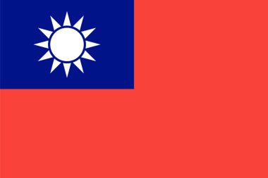 Tayvan bayrağı için standart oranlar