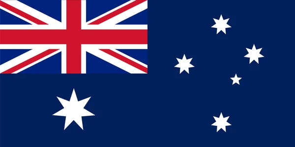 Proporções padrão para a bandeira oficial das ilhas Ashmore e Cartier —  Vetores de Stock