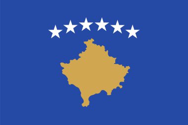 Kosova bayrağı için standart oranlar