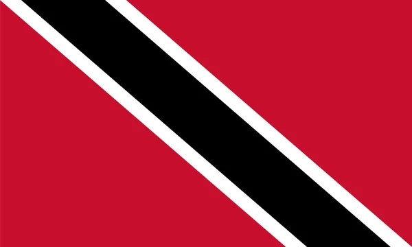 Trinidad ve Tobago bayrak için standart oranlar — Stok Vektör