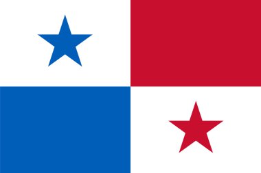 Panama bayrak için standart oranlar
