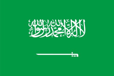 Suudi Arabistan bayrağı için standart oranlar