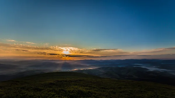 Alba montagna carpatica — Foto Stock