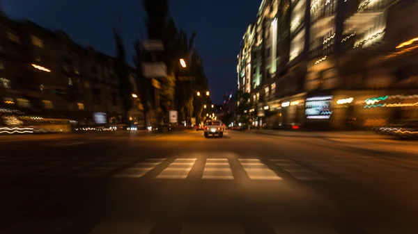 Silniční rychlosti město Kyjev Stock Snímky