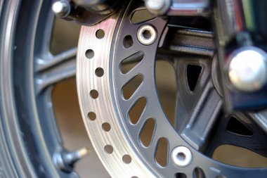 Motorsiklet freninin detaylarını.