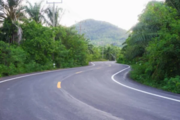Blur Curve Road Country — Stock Photo, Image