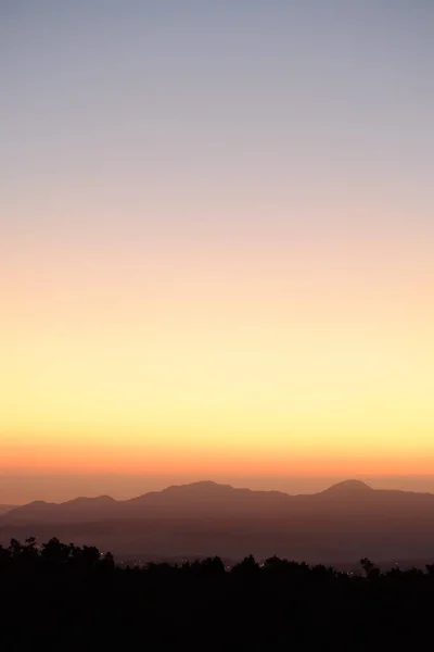 Sunrise Sky Mountain Vertical Picture — Stock Photo, Image