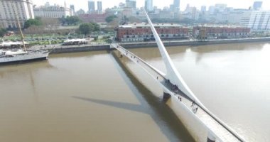 Drone sahneden Puerto Madero, Buenos Aires