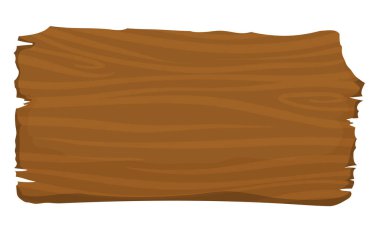 Beyaz arkaplanda izole edilmiş, boş alanı olan Rustik ahşap tabela.