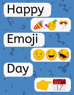 Emoji Günü kutlamaları için 17 Temmuz 'da çok eğlenceli bir parti planlıyoruz..
