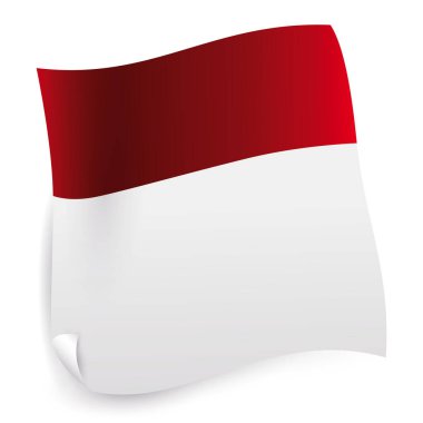 Boş tarihli gevşek yapraklı takvim ve üzerinde beyaz arkaplan üzerinde canlı kırmızı renk.