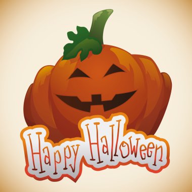 mutlu halloween balkabağı