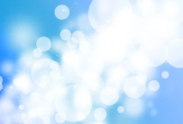 青いキラキラ輝きデフォーカス光線ライト ボケ — ストック写真