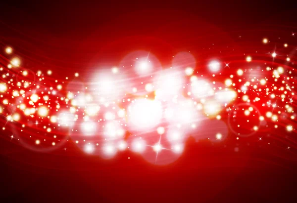 Brillo rojo brillo desenfocado rayos luces bokeh abstracto brillante fondo . — Foto de Stock