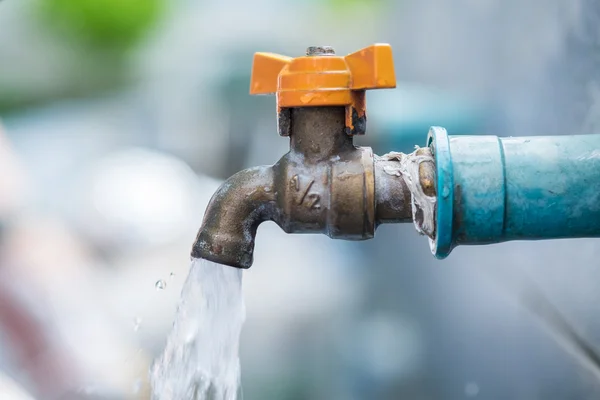 Close up old faucet — Stock Photo, Image