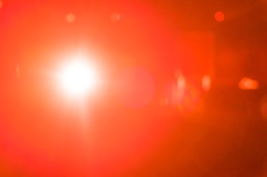 Defocused kırmızı ışın ışıklar bokeh glitter;