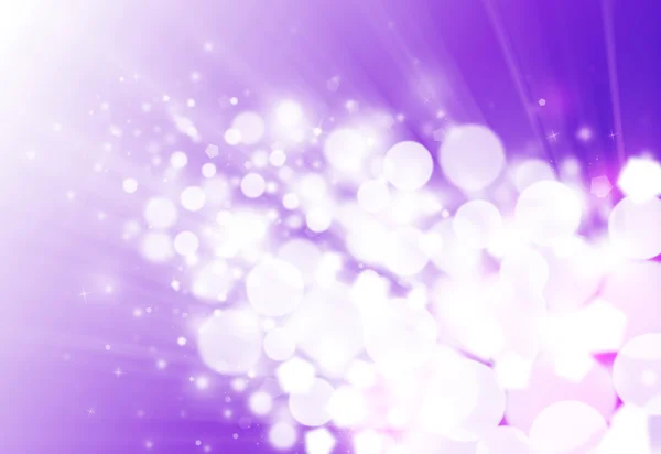 Glitter fialový paprsek bokeh — Stock fotografie