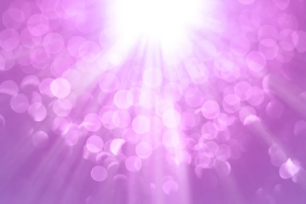 Mor bokeh glitter ufuk ışık