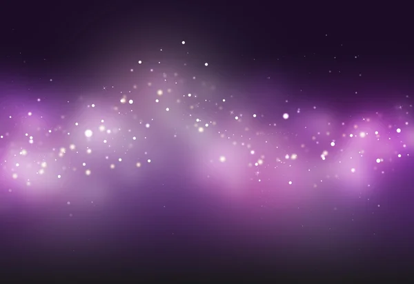 暗い紫の光線ボケ キラキラ デフォーカス ライト概要 — ストック写真