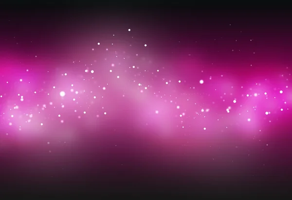 Pembe ray bokeh glitter ufuk ışık soyut — Stok fotoğraf