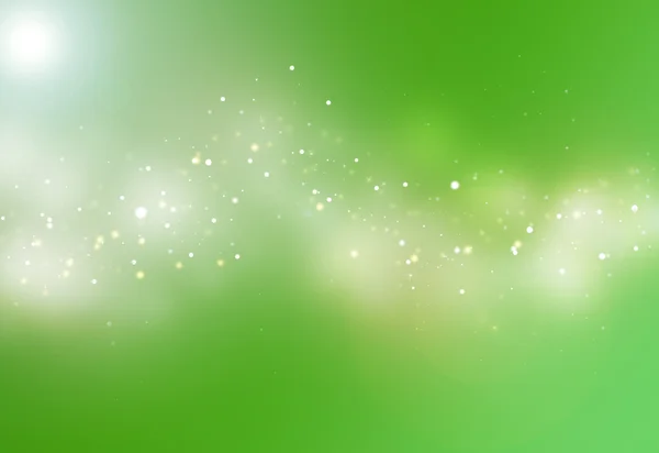 Groene ray bokeh glitter intreepupil lichten abstract — Stockfoto