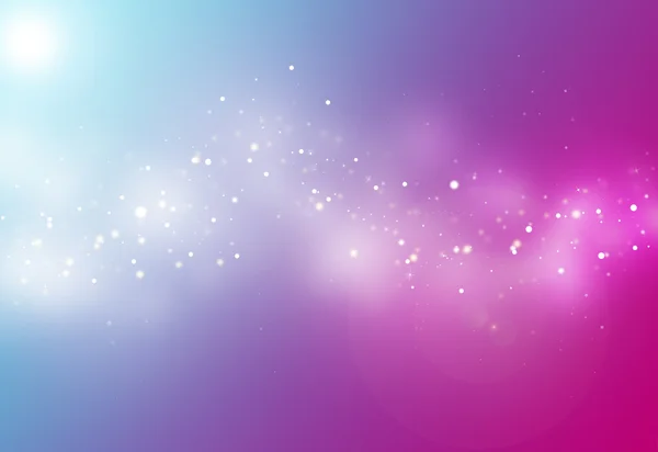 Pembe ve mavi ışın bokeh glitter ufuk ışık soyut